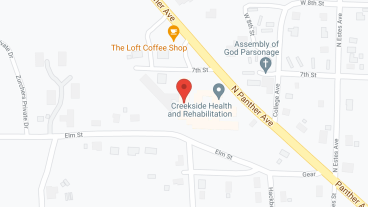 Creekside Health And Rehabilitation in google map