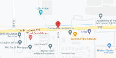 Beverly Healthcare West Memphis in google map