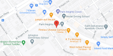 Park Heights Place in google map
