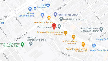 Park Heights Place in google map