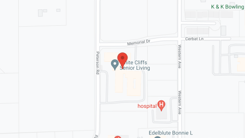 Map of the neighborhood around White Cliffs Senior Living