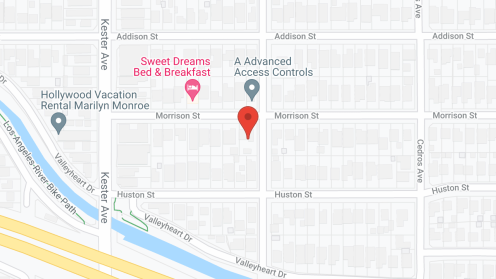 Map of the neighborhood around California Senior of Sherman Oaks
