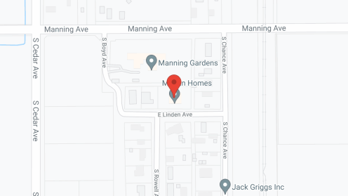 Map of the neighborhood around Mary's Manor 1
