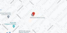 Oakwood Senior Living in google map