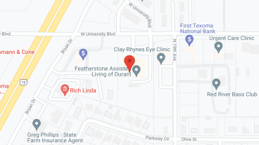 Featherstone Assisted Living of Durant in google map