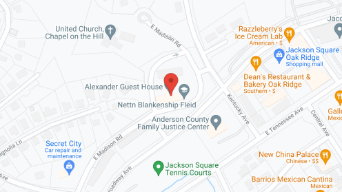 Map of the neighborhood around Alexander Guest House