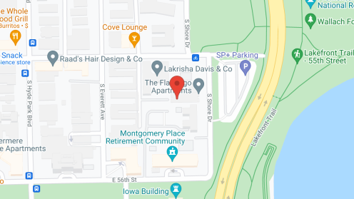Map of the neighborhood around Montgomery Place