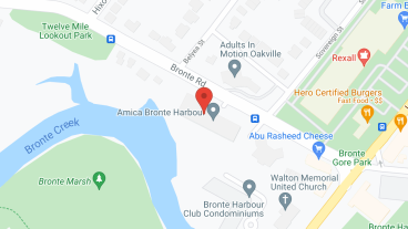 Amica Bronte Harbour in google map