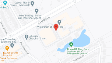 Watercrest at Mansfield in google map