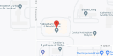 Nottingham Health and Rehabilitation in google map
