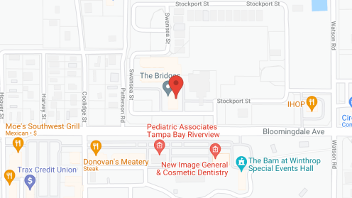 Map of the neighborhood around The Bridges Assisted Living and Memory Care Community