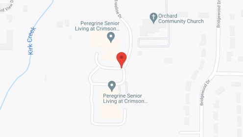 Map of the neighborhood around Crimson Ridge Meadows