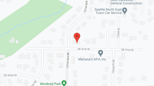 Map of the neighborhood around Mariana's AFH Inc.