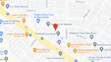Oakmont of Whittier in google map