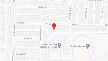 Mustang Creek Estates Frisco in google map