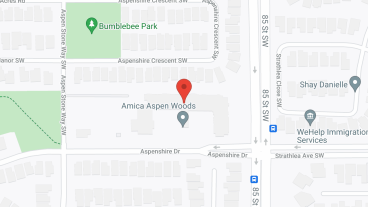 Amica Aspen Woods in google map