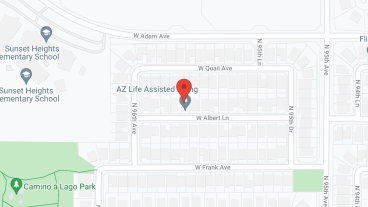 AZ Life Assisted Living Home in google map