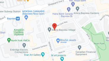 Amica Bayview Village in google map