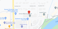 Amica West Vancouver in google map