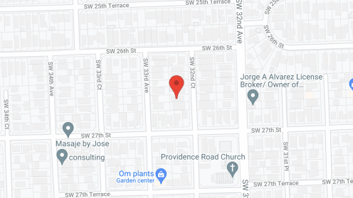 Map of the neighborhood around My New Oasis