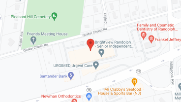 Brightview Randolph in google map