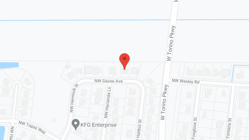 Map of the neighborhood around Toni Mary Home ALF Corp