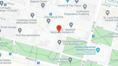 Map of the neighborhood around City Parc at Pine