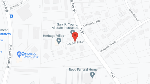 Map of the neighborhood around 915 New Ridge LLC