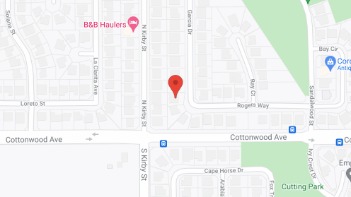 Map of the neighborhood around Marceline's Home Care