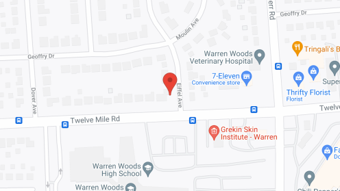 Map of the neighborhood around Sterling Elder Care