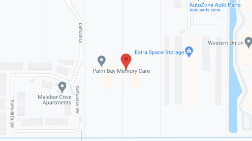 Map of the neighborhood around Palm Bay Memory Care