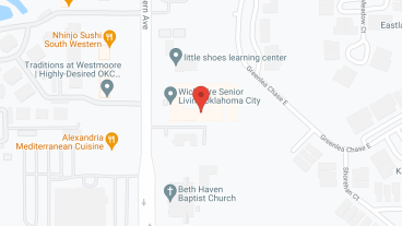 Wickshire Oklahoma City in google map