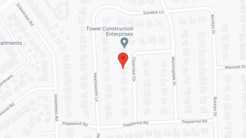 Map of the neighborhood around Genesis Senior Home