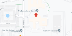 The Barrington of Carmel a CCRC in google map