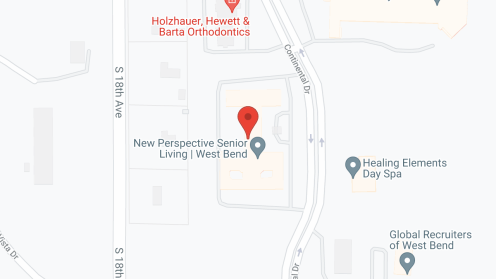 Map of the neighborhood around New Perspective West Bend