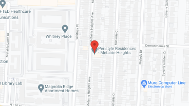 Metairie Heights in google map