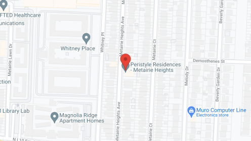 Map of the neighborhood around Metairie Heights