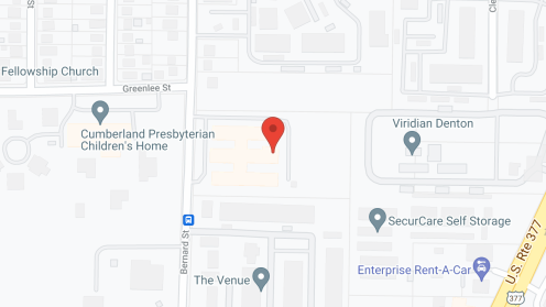 Map of the neighborhood around Carriage House Assisted Living of Denton