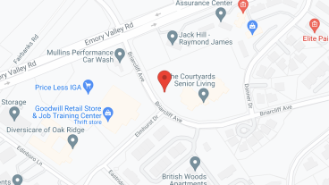 The Courtyards at Oak Ridge in google map