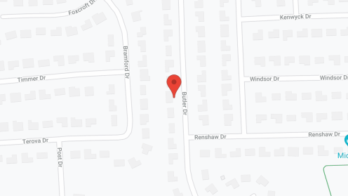 Map of the neighborhood around Genesis Senior Living 4