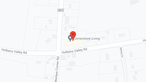 Map of the neighborhood around Cornerstone Living