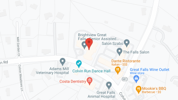 Brightview Great Falls in google map