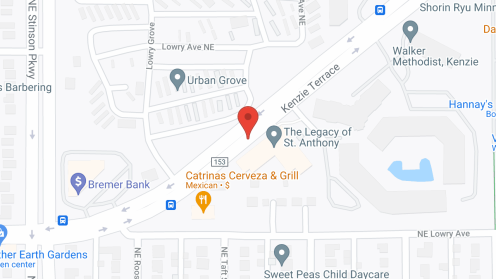 Map of the neighborhood around The Legacy of St. Anthony