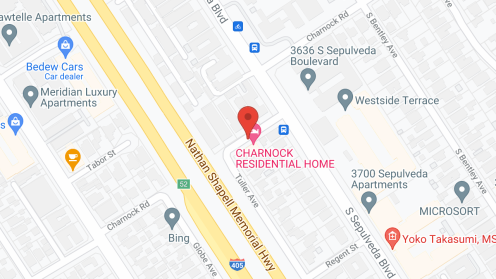 Map of the neighborhood around Charnock Residential Home