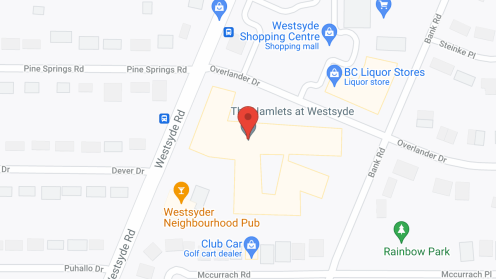 Map of the neighborhood around The Hamlets at Westsyde