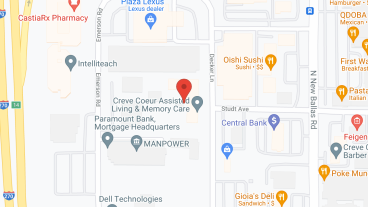 Creve Coeur Assisted Living in google map