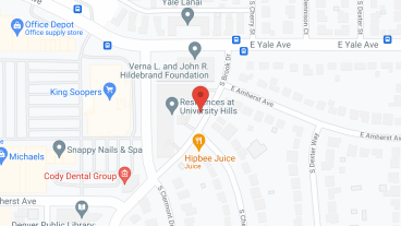 Residences at University Hills, Senior Residences for those 55+ in google map