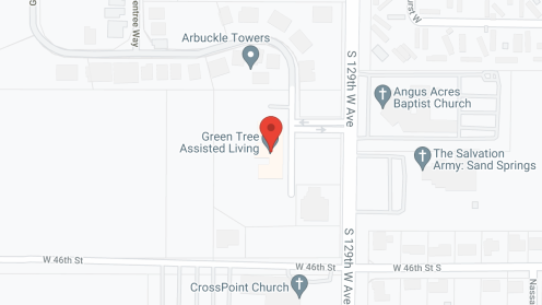 Map of the neighborhood around Green Tree Assisted Living and Memory Care