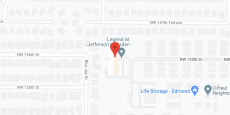 Legend at Jefferson's Garden in google map