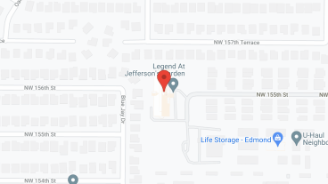 Legend at Jefferson's Garden in google map